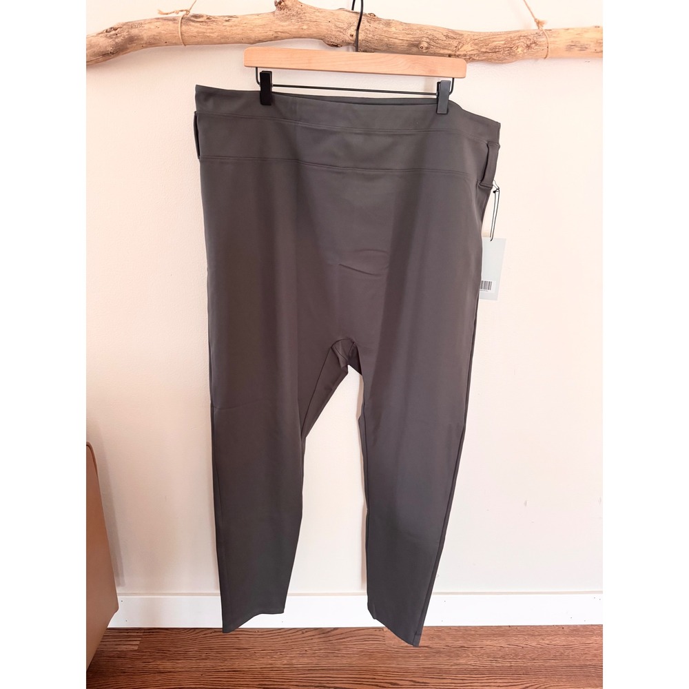 Girlfriend Collective Gray High Rise Compressive Ankle Leggings 6XL NWT
